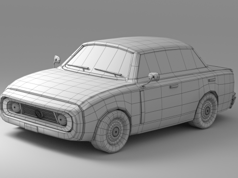 Cartoon Car Collection V4 Modelo 3D