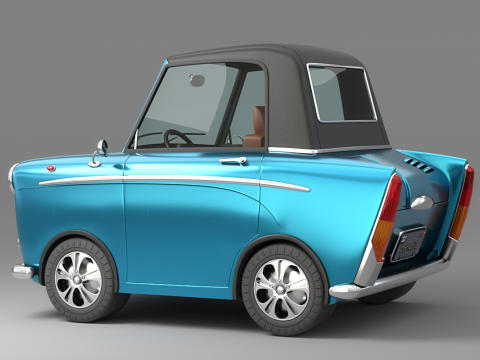 Cartoon Car Collection V4 Modelo 3D