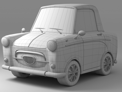 Cartoon Car Collection V4 Modelo 3D