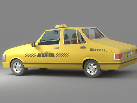 Cartoon Car Collection V5 3D Model