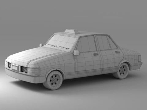 Cartoon Car Collection V5 3D Model