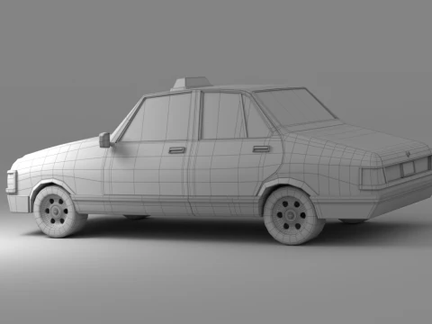 Cartoon Car Collection V5 3D Model