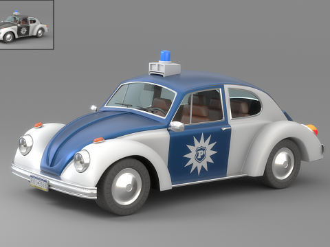 Cartoon Car Collection V5 Modelo 3D