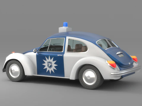 Cartoon Car Collection V5 3D Model