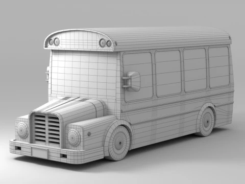 Cartoon Car Collection V5 3D Model