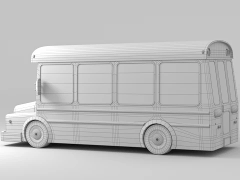 Cartoon Car Collection V5 3D Model