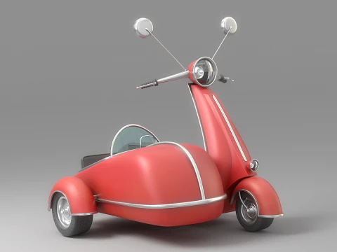 Cartoon Car Collection V5 3D Model