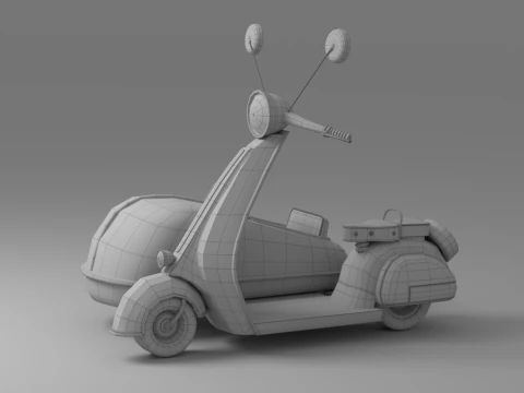 Cartoon Car Collection V5 3D Model