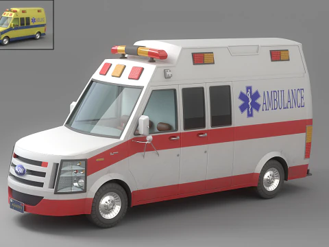 Cartoon Car Collection V5 3D Model
