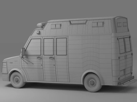 Cartoon Car Collection V5 3D Model