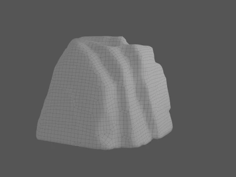 Cartoon Stylized Rock Collcetion 3D Model