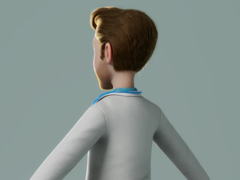 Karikat&uuml;r doktor hileli 3D Model