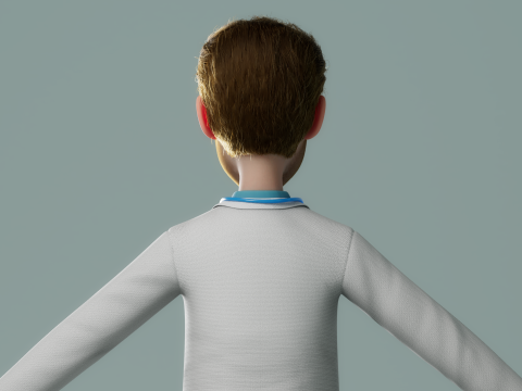 Cartoon Doctor Rigged 3Dモデル