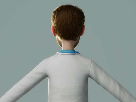 Karikat&uuml;r doktor hileli 3D Model