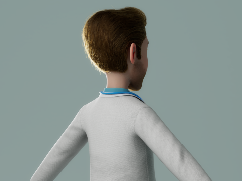 Cartoon Doctor Rigged 3Dモデル