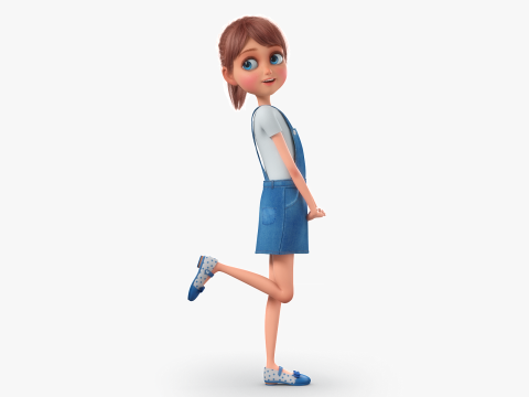 Cartoon Family Rigged V1 Modelo 3D