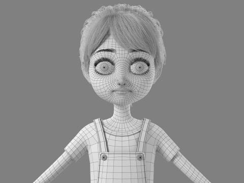 Cartoon Family Rigged V1 Modelo 3D