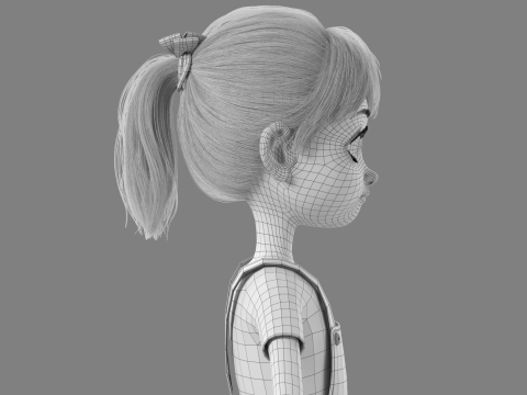 Cartoon Family Rigged V1 Modelo 3D