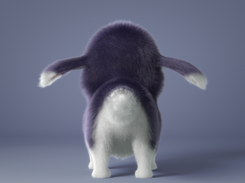 Cartoon Dog Rigged Modelo 3D