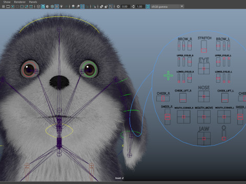 Cartoon Dog Rigged Modelo 3D