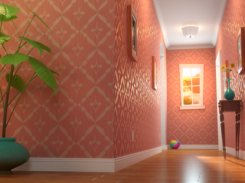 Cartoon Hall Living Room V2 Modèle 3D