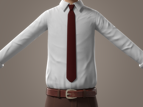 Cartoon Old Man Rigged Modèle 3D