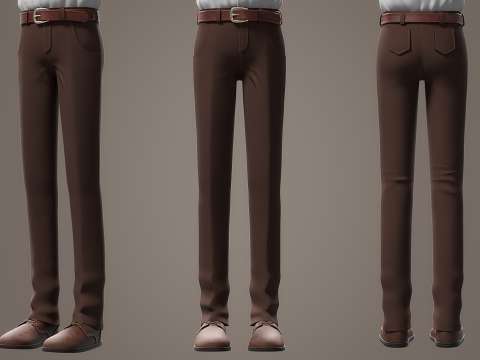 Cartoon Old Man Rigged Modèle 3D