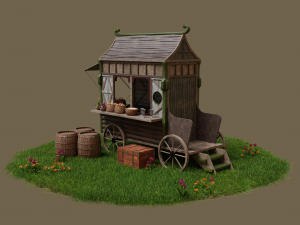 Medieval Market 3Dモデル