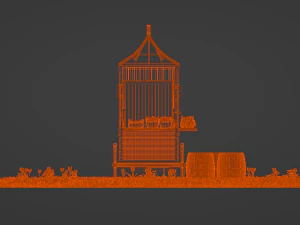 Medieval Market 3D Model