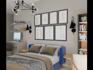 Bedroom 3Dモデル