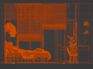 Bedroom 3Dモデル