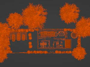 Современный Дом 3D Модель