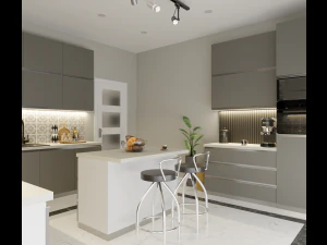 Modern Kitchen 3D Model