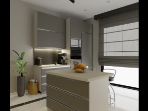 Modern Kitchen 3D Model