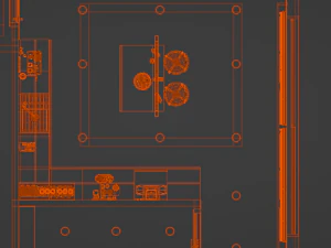 Modern Kitchen 3D Model