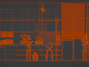 Modern Kitchen 3D Model