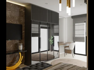 Modern Bedroom 3D Model