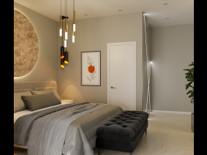 Modern Bedroom 3D मॉडल