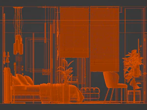 Modern Bedroom 3D Model