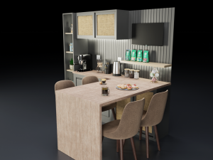 Coffee Corner 3Dモデル