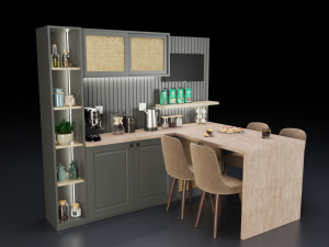 Coffee Corner 3Dモデル