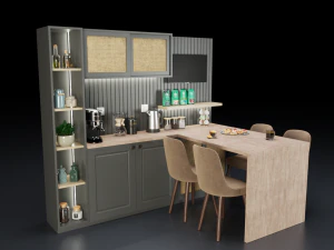 Coffee Corner 3D Model