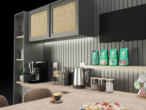 Coffee Corner 3Dモデル