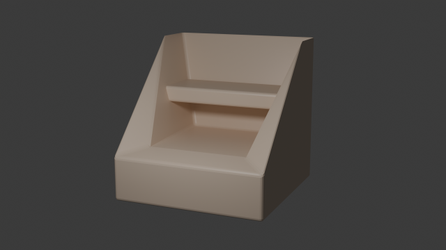 Little Shelf - Item Exhibitor Model 3D .c4d .max .obj .3ds .fbx .stl .blend 