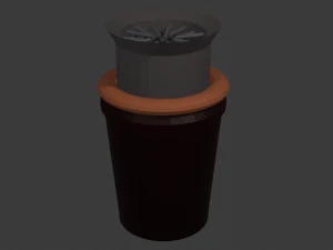 Creative Sci-fi Popcorn Bucket 3D Model