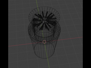 Creative Sci-fi Popcorn Bucket Model 3D