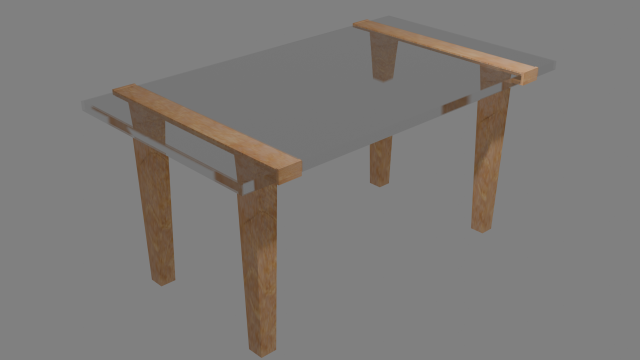 III Modern Tables SET 3D Model .c4d .max .obj .3ds .fbx .stl .blend 