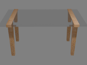 III Modern Tables SET 3D Model