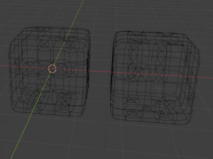 Classic BW Dice 3D Model