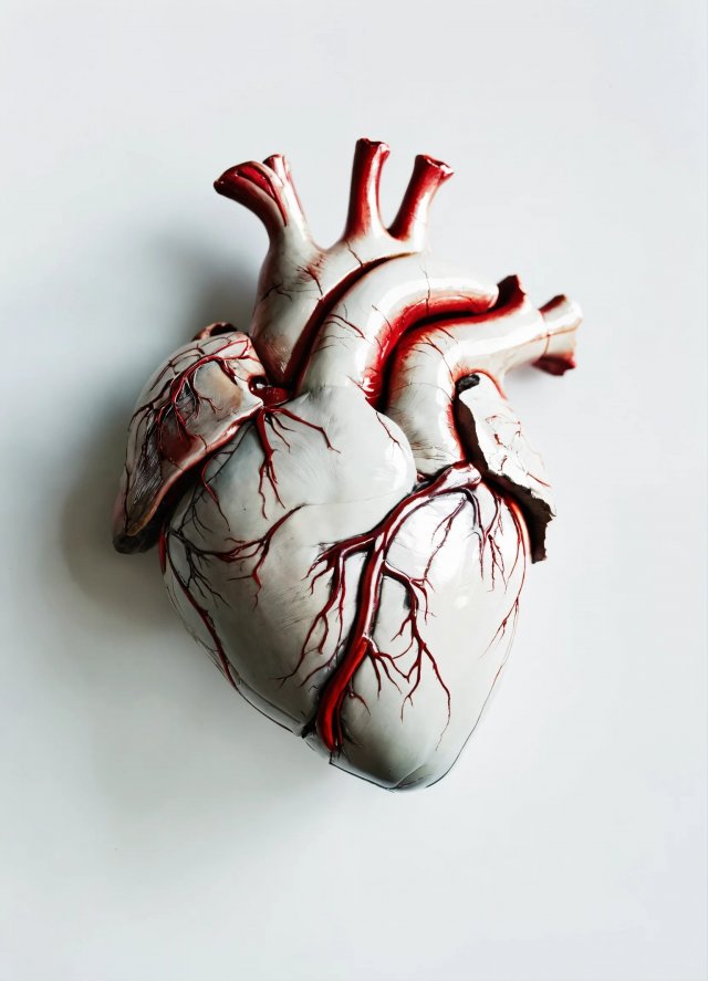 Human heart Anatomy3D Modello di stampa 3D .c4d .max .obj .3ds .fbx .stl .blend 